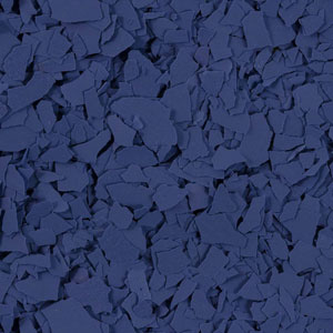 Nærfoto af flakes 3,0-5,0 mm i blå der anvendes til fugefri gulve, industrigulv, butiksgulv, showroomgulv, værkstedsgulv, køkkengulv, kontorgulv og vådrumsgulv leveret af ekspert og leverandør af materialer til gulve Stonewalk